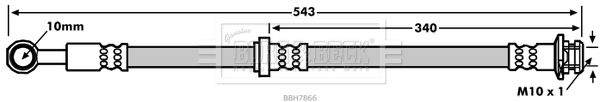 BORG & BECK Jarruletku BBH7866